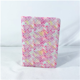 Glitter Madrid pattern PVC diary A5 Gusta-N040
